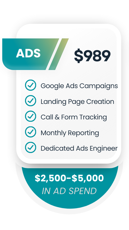 ADSQUIRE - Google Ads For Lawyers, Base Product Package Pricing