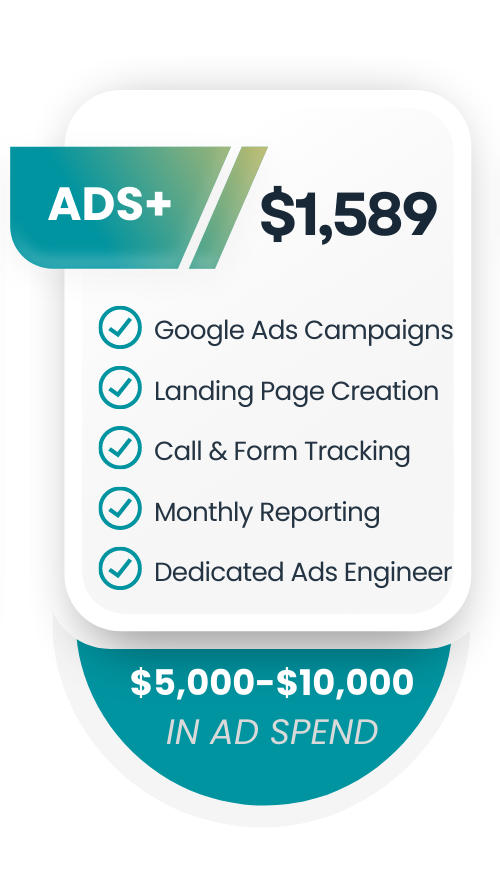 ADSQUIRE - Google Ads For Lawyers, ADs+ Product Package Pricing